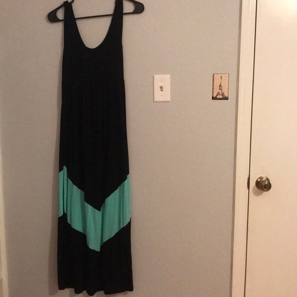 Chevron maxi dress.